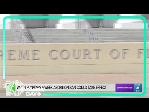 Florida's new 6-week abortion ban can't yet go into effect: Here's why