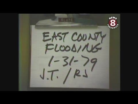 San Diego's East County battered by storm 1979