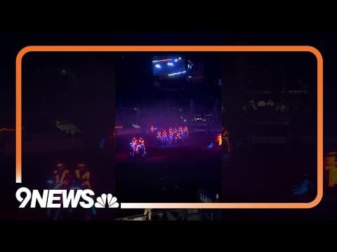 Westernaires perform at a PRCA rodeo at the 2024 National Western Stock Show in Denver