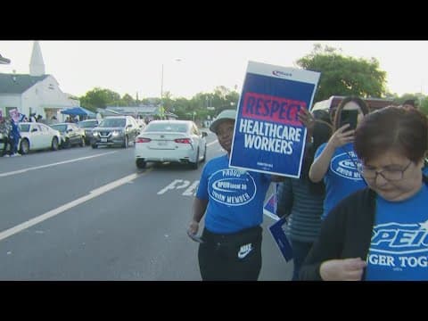 Kaiser Permanente employees strike for second day