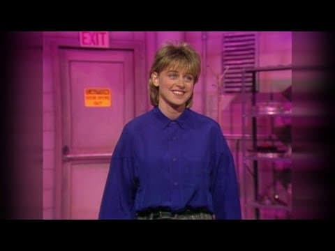 Ellen DeGeneres' stand-up comedy routine on Almost Live! in 1987