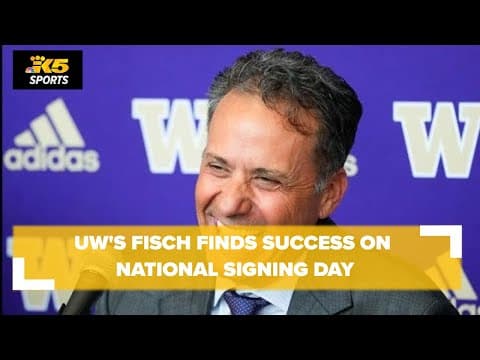 UW's Fisch finds success reeling in players from Arizona on National Signing Day
