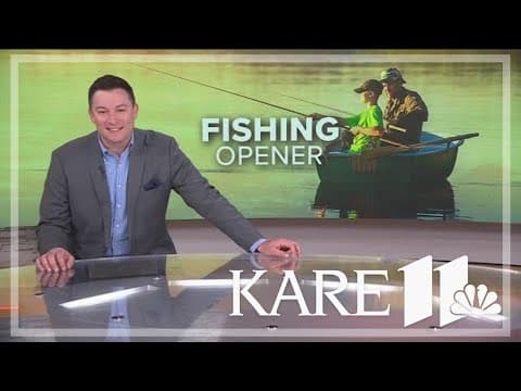 Casting off at the Minnesota Fishing Opener