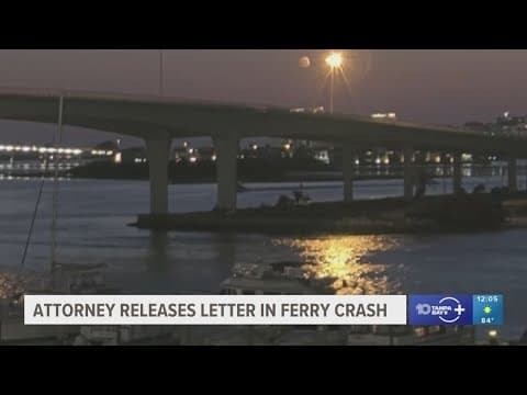 Attorney releases letter in Clearwater Ferry crash