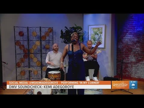 Kemi Adegoroye performs 'In My Corner'
