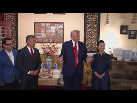WATCH: Trump visits Vietnamese restaurant in Falls Church