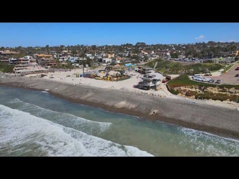 Sand added in Encinitas and Solana Beach, replacing rocks and widening beaches