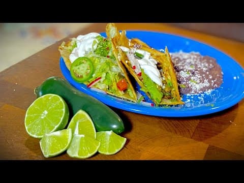 Crispy Flour Chicken Tacos recipe | Cooking with Styles