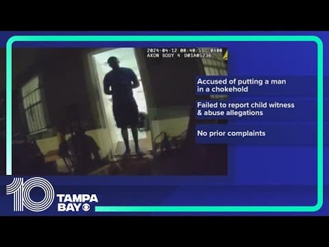 Tampa police officer fired for allegedly putting man in chokehold during arrest