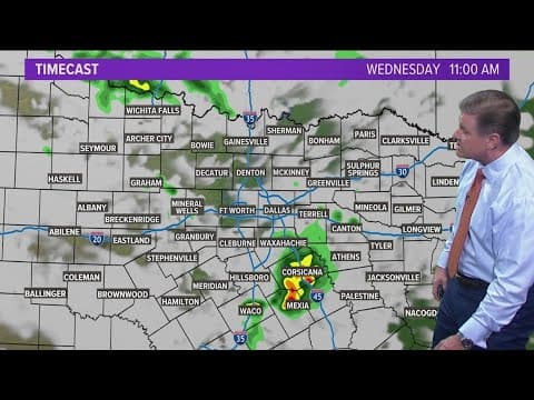 DFW Weather: How much rain we received Tuesday and timeline for the next rain chances