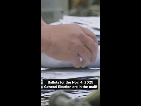 General Election ballots have been sent out in the mail