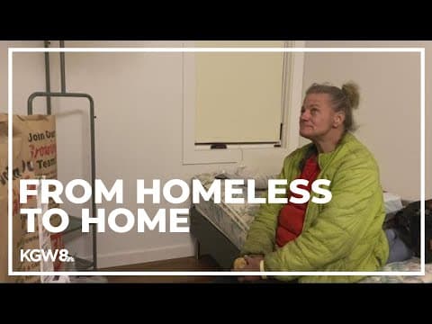 After years homeless in Portland, woman transitions into housing
