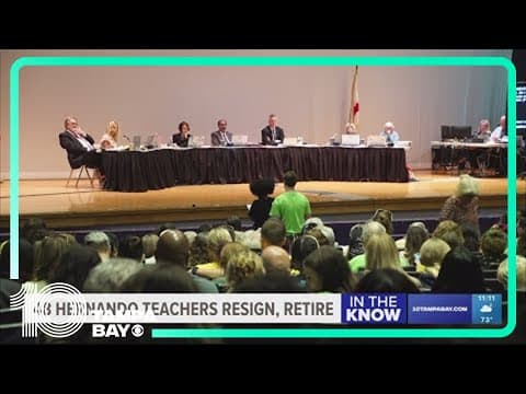48 Hernando County teachers resign, retire at conclusion of school year