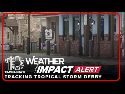 Hurricane Debby brings several feet of storm surge to Crystal River
