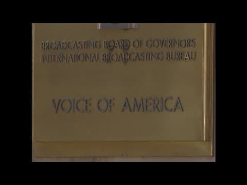 1300 Voice of America employees placed on indefinite leave
