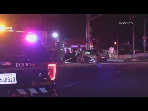 Woman electrocuted after car crashes into Electrical box