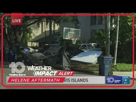 Cleanup underway in Davis Islands after Hurricane Helene