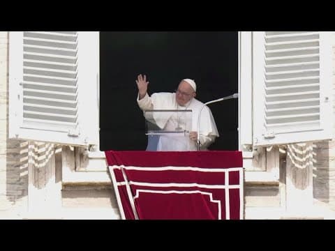 Pope leaves hospital after surviving life-threatening bout of pneumonia, heads home to Vatican