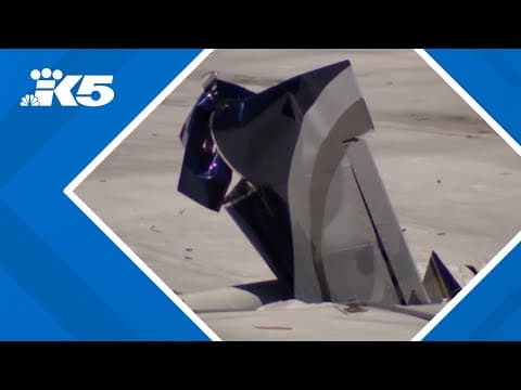 One person dead after plane crashes into industrial building in Auburn