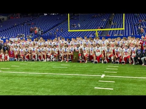 New Palestine cruises in Class 4A state championship