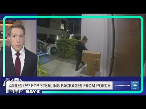 Police: Sarasota woman arrested for stealing more than $1K worth of packages off front porch