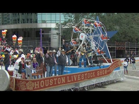 It wouldn't be a parade without the Houston Livestock Show & Rodeo!