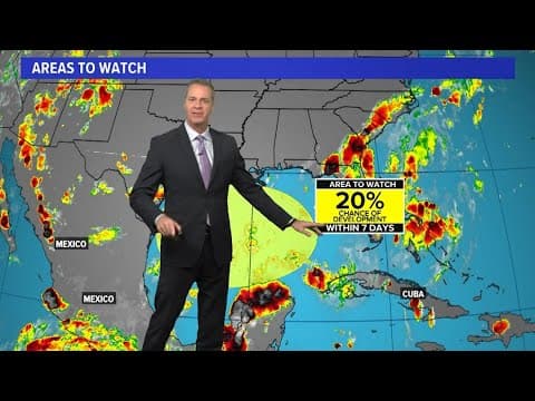Tropical update: Tracking possibility of development in Gulf