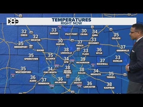 DFW Weather: Snow continues melting Sunday and a warmup is on the way!