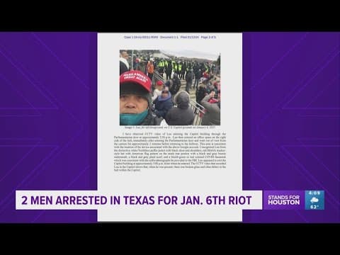 FBI agents arrest Houston man in connection with Jan. 6 US Capitol riot