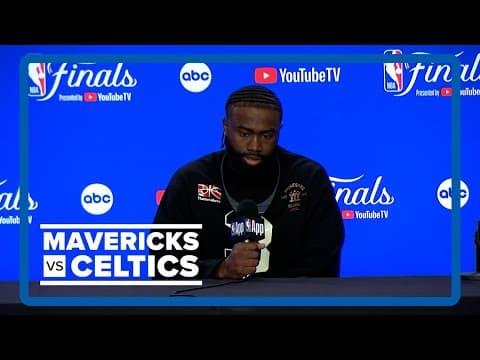 Jaylen Brown full press conference one day after Game 3 win in NBA Finals | 6.13.24