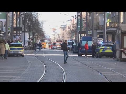 At least 2 dead after car rammed into crowd in German city of Mannheim