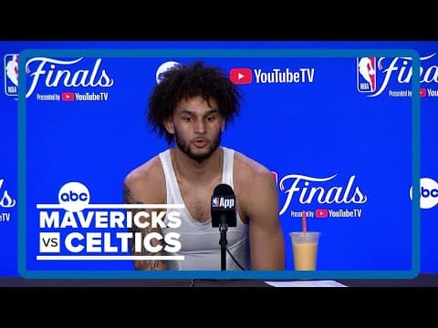 NBA Finals Game 4 post-game interviews: Dereck Lively II talks Mavericks' 122-84 win over the Celtic