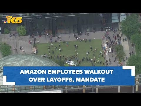 Amazon employees walk out over layoffs, return-to-work mandate