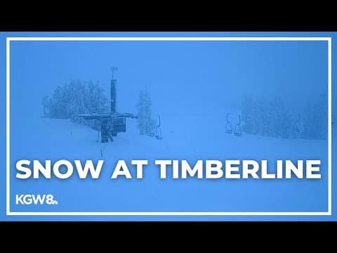 Heavy snow at Timberline on Mount Hood | Live look