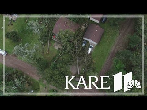 Storms cause heavy damage in Isanti