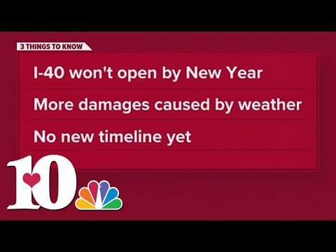 North Carolina's I-40 closure from Hurricane Helene prolonged by new damage, detours in place