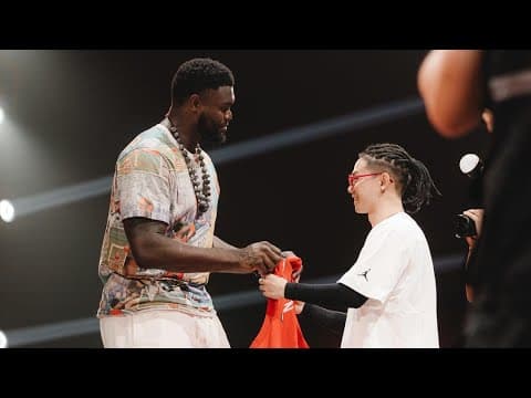 Zion Williamson breakdance reverse dunk