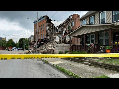 Building partially collapses in near east Columbus; no injuries reported