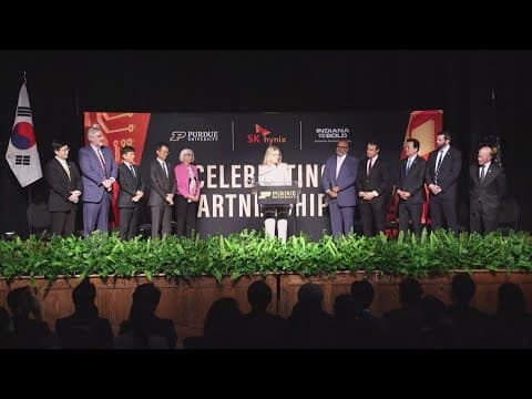 South Korean company to build $4 billion microchip factory at Purdue University