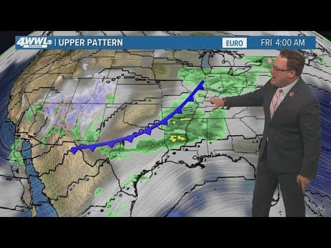 Weather: Wet weather across the Deep South