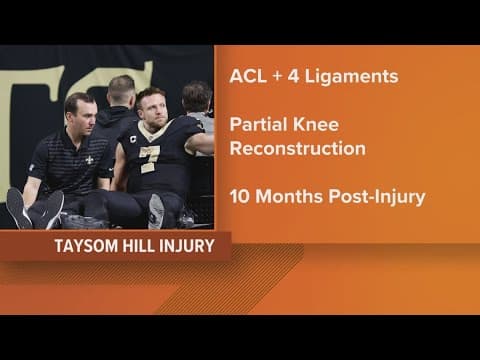 Wellness Wednesday: NFL Injury Desk on Taysom Hill’s Comeback