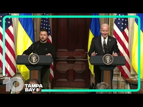 Biden holds press conference with president of Ukraine