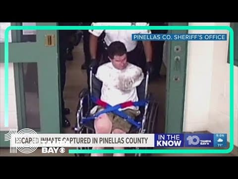 Escaped child rape suspect appears bloodied and bruised in booking video