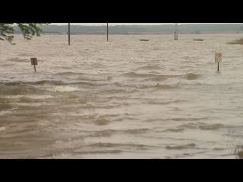 Water levels are still high at Lake Texoma, washing away business for Marinas
