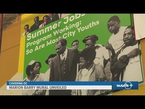"Mayor for life" | Marion Barry mural unveiled