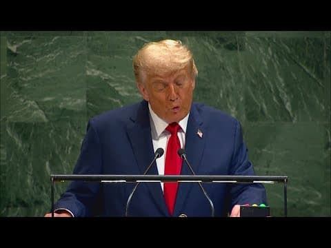 President Trump attending United Nations Assembly