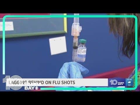 As flu cases go up, vaccine doses are going down compared to previous years