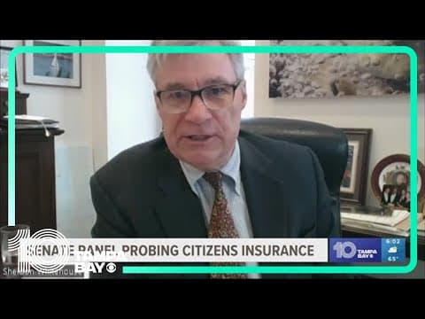 Senator probing Citizens Insurance concerned with state law allowing 'hurricane tax'
