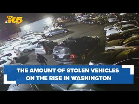 Stolen vehicles on the rise in Washington