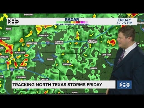 DFW Weather: Tracking North Texas storms Friday - latest timeline and severe threat